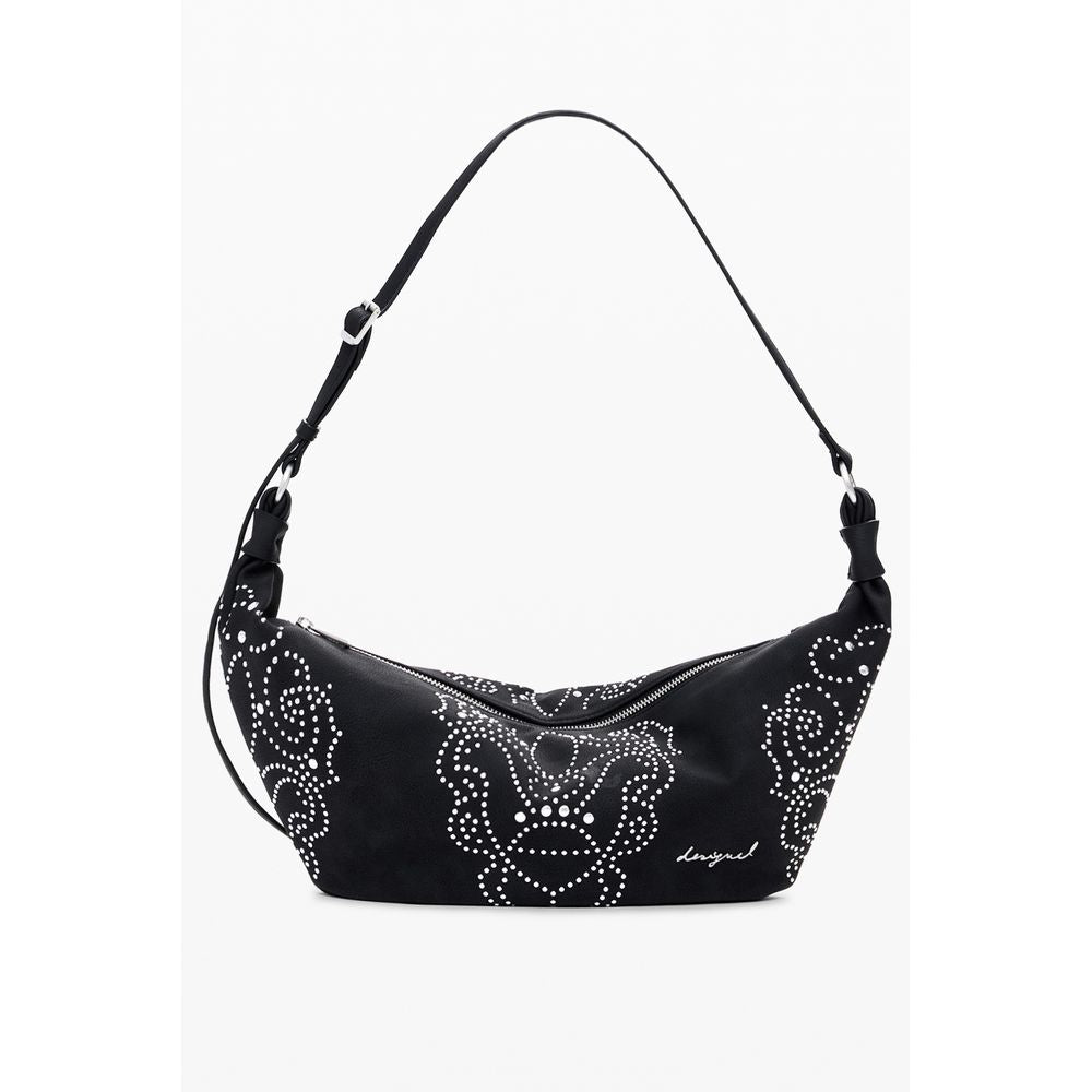 Nero Poliuretano Women Handbag - ventzia