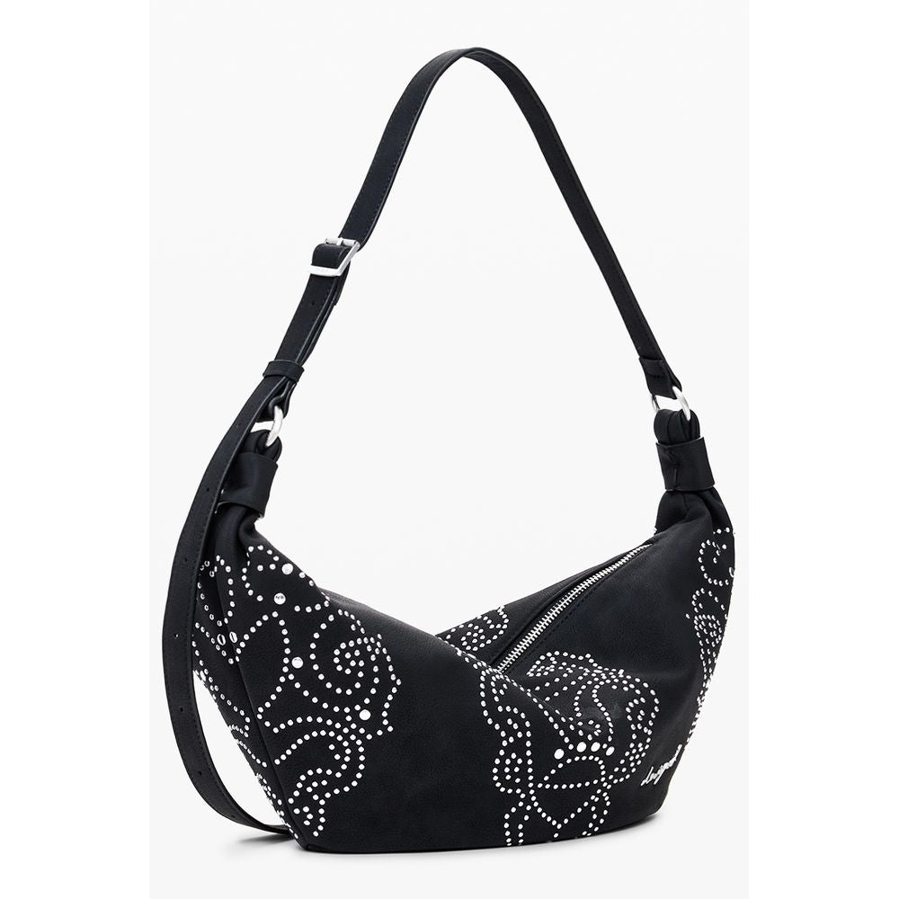 Nero Poliuretano Women Handbag - ventzia