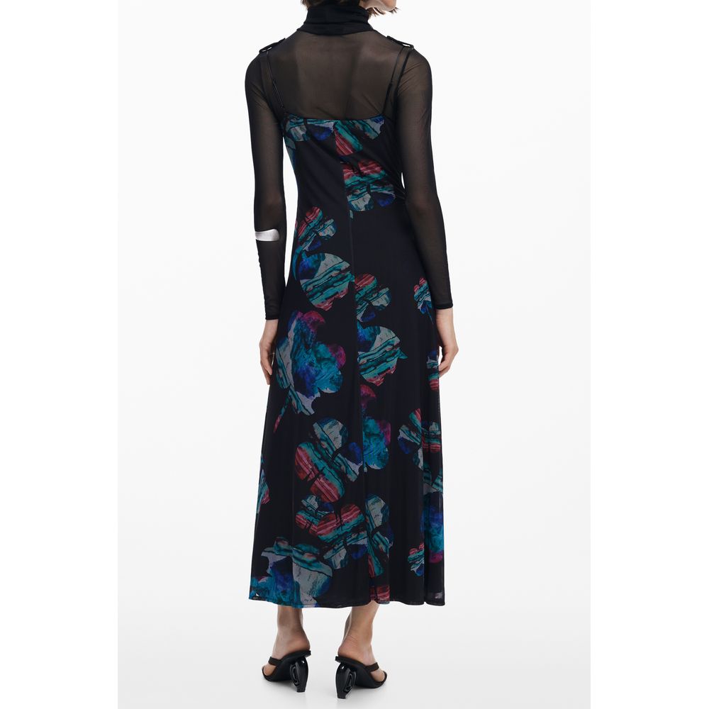 Nero Polyester Woman Dress - ventzia