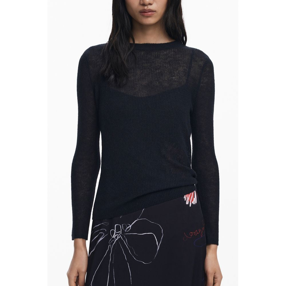 Black Polyester Women's Dress - ventzia