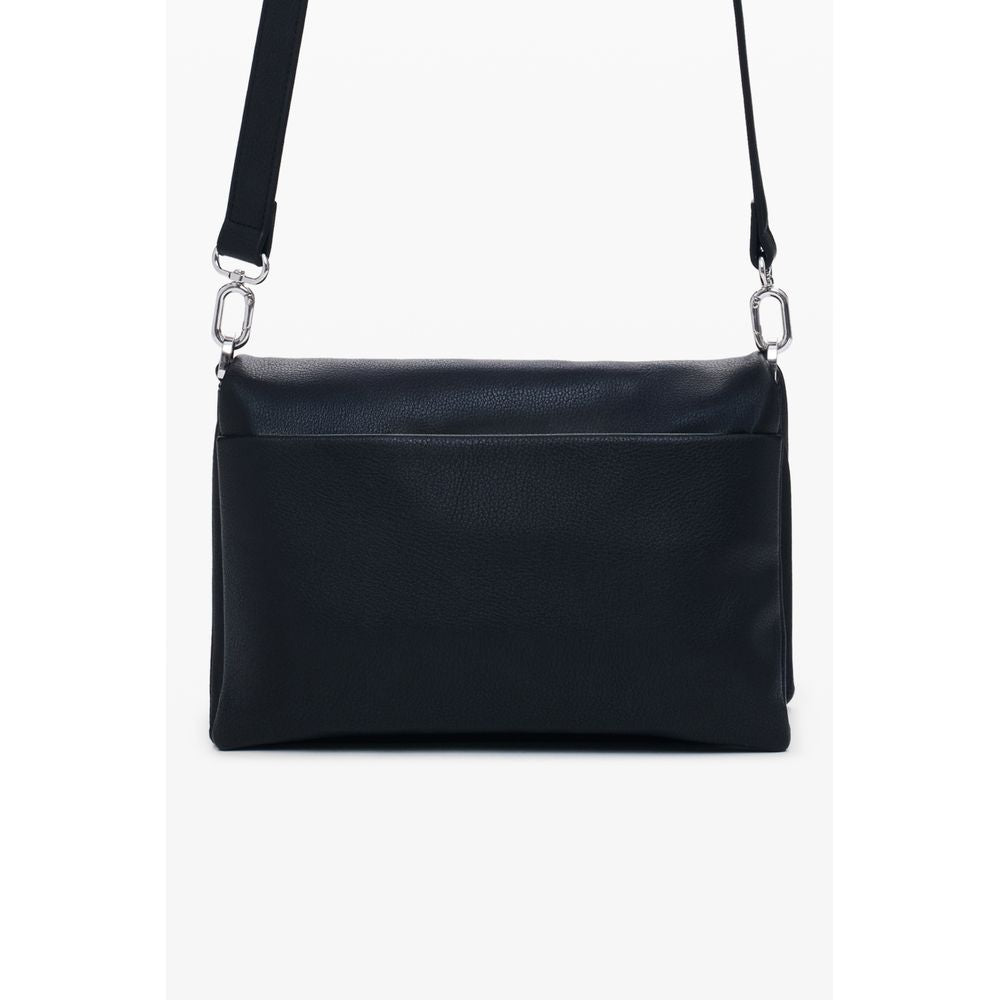 Black Polyethylene Women Handbag - ventzia