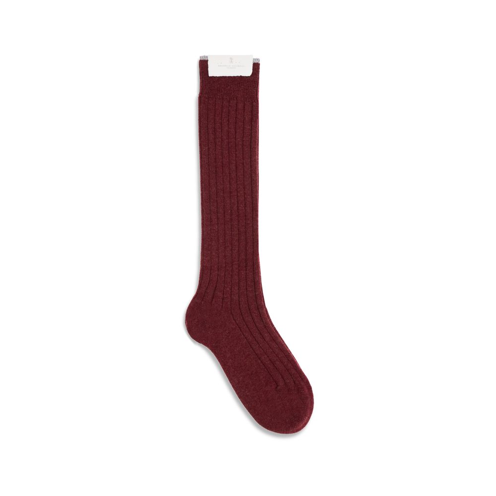 Bordeaux Cashmere Socks - ventzia