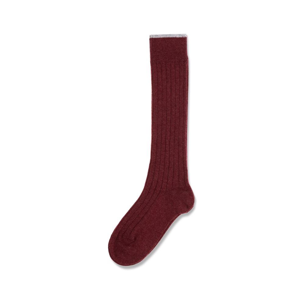 Bordeaux Cashmere Socks - ventzia