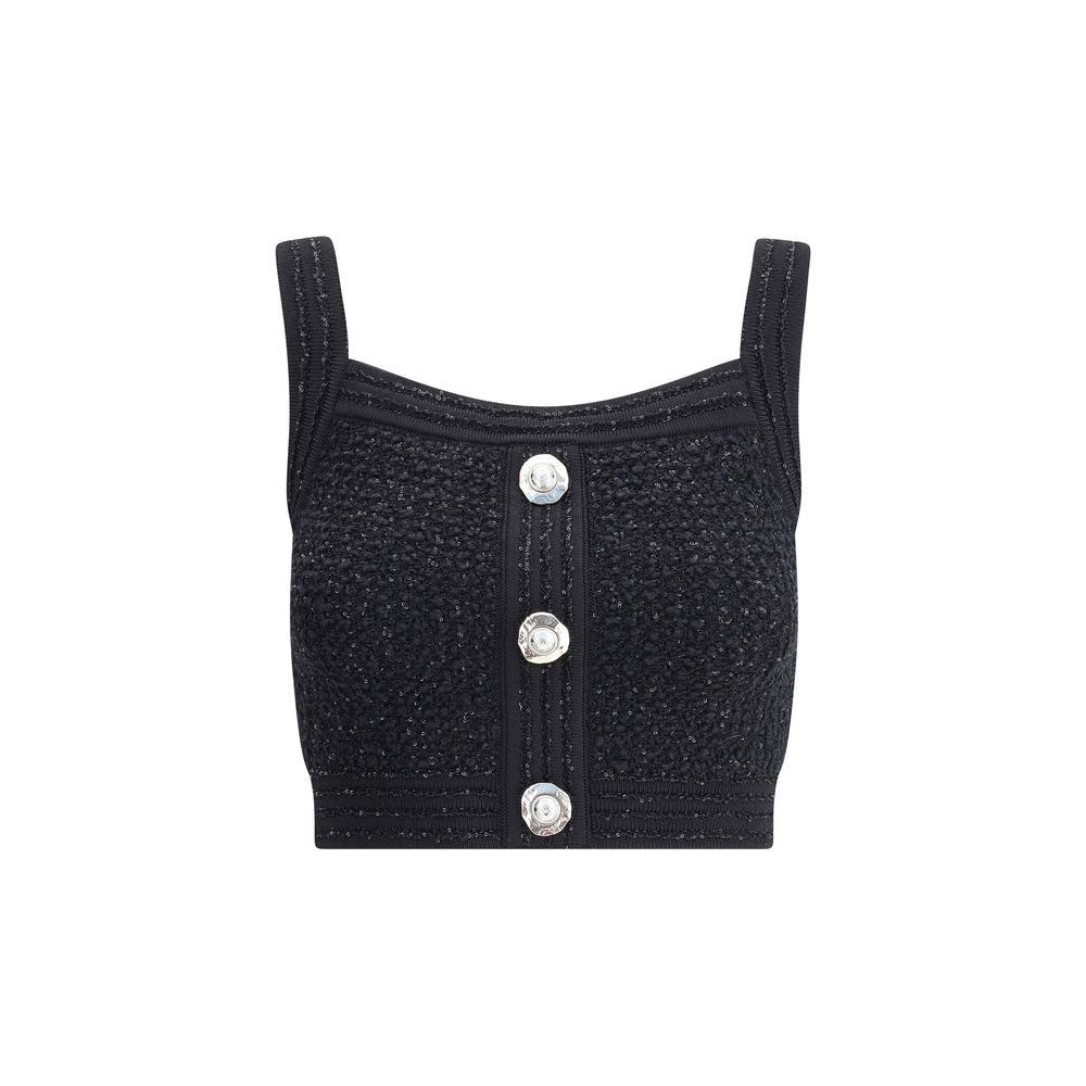 Black Polyamide Top - ventzia