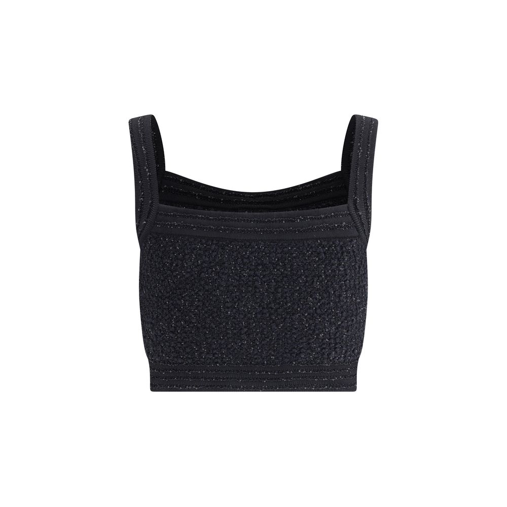 Black Polyamide Top - ventzia