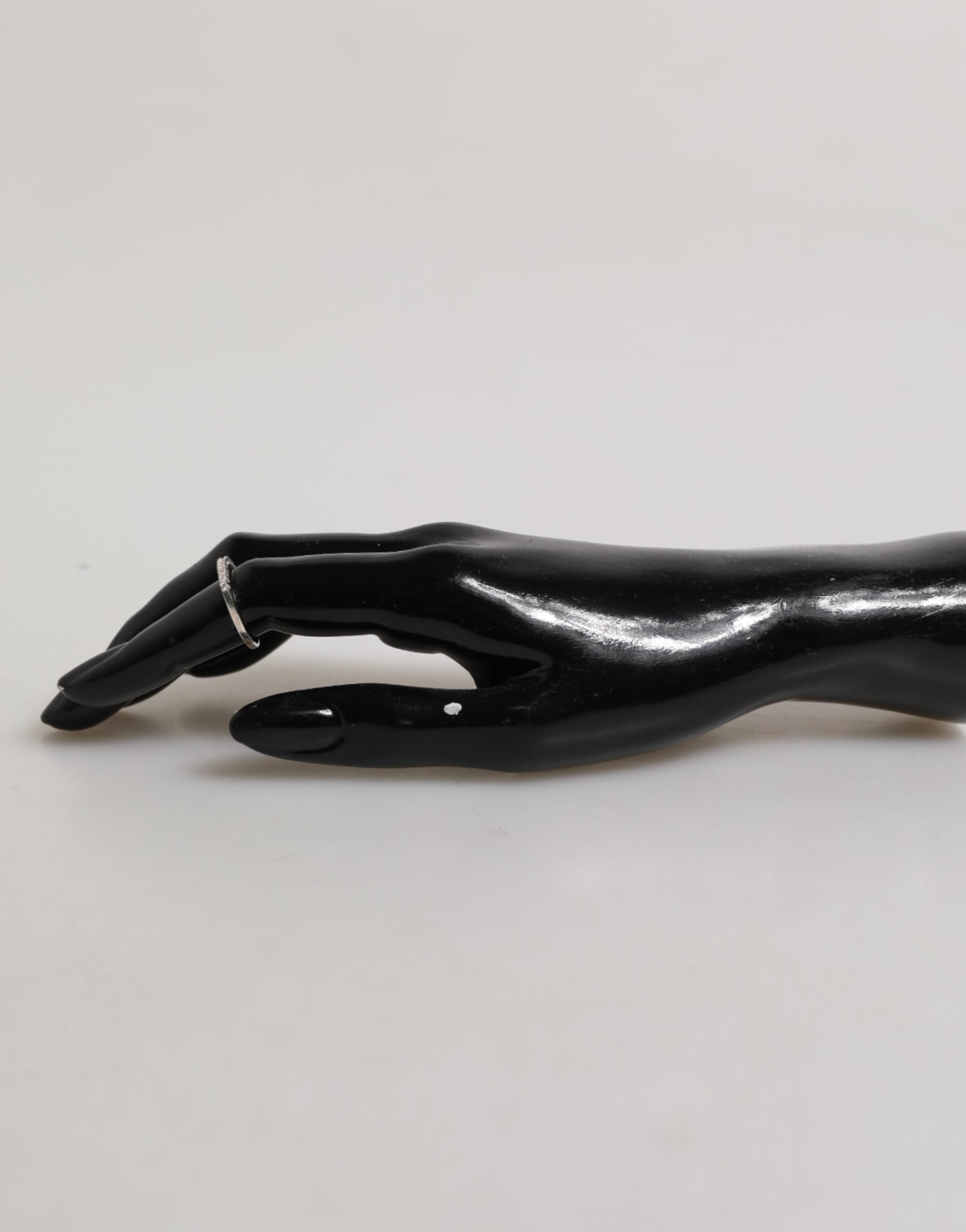 Sterling Silver 925 Band Pave CZ Crystal Eternity Ring - ventzia