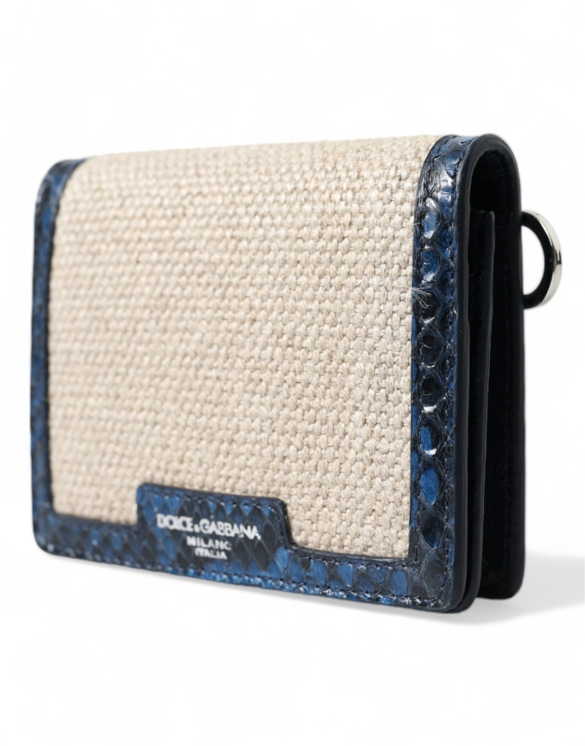 Beige Raffia Blue Leather Trim Mini Shoulder Purse Crossbody Bag - ventzia