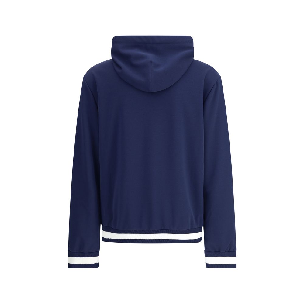 Blue Polyester Sweatshirt - ventzia