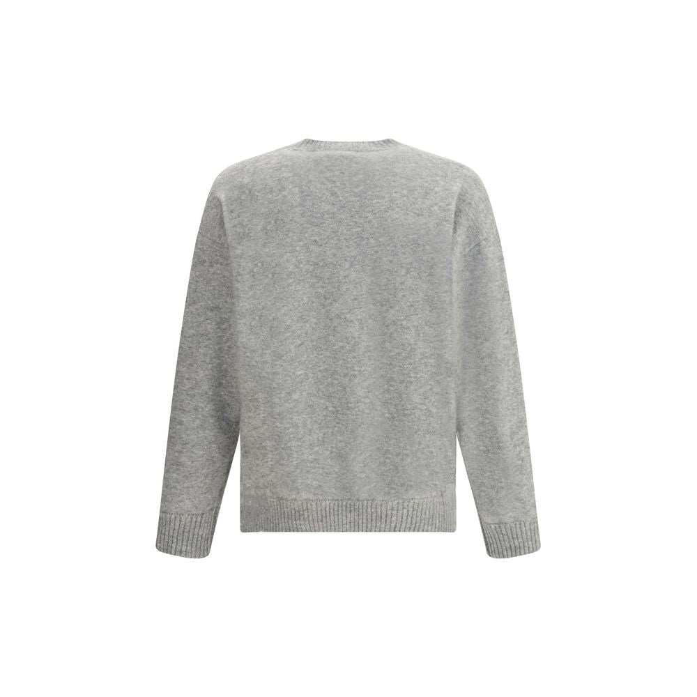 Gray Cashmere Cashmere Sweater - ventzia