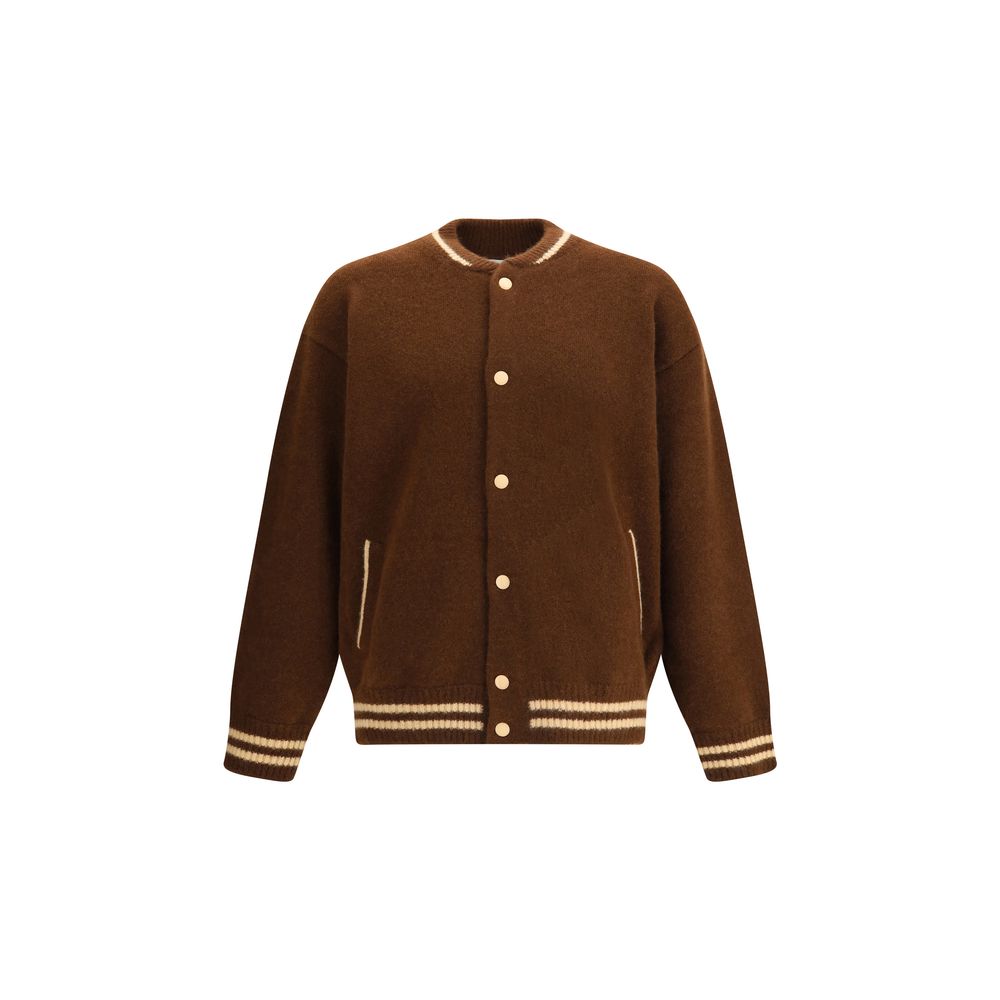 Brown Cashmere Bomber - ventzia