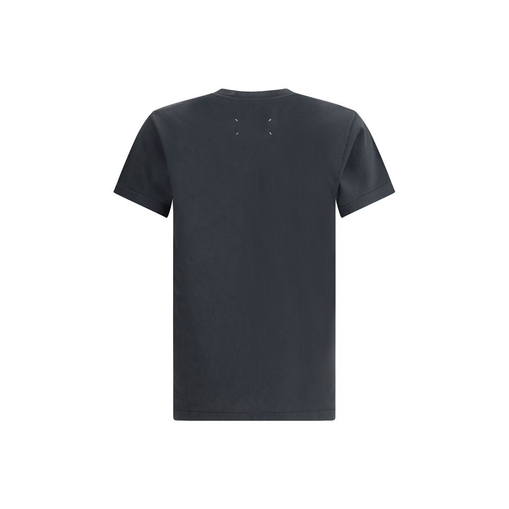 Black Cotton T-Shirt - ventzia