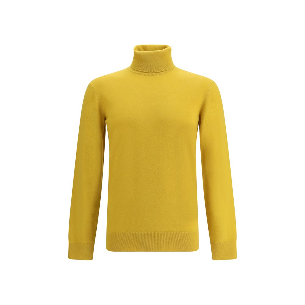 Yellow Cashmere Turtleneck - ventzia