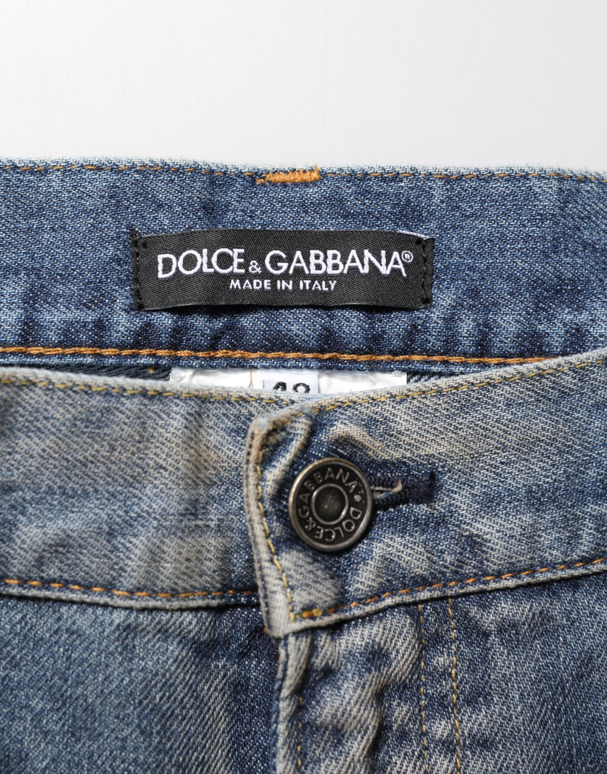 Blue Distressed Denim Slim Fit Pants Jeans - ventzia