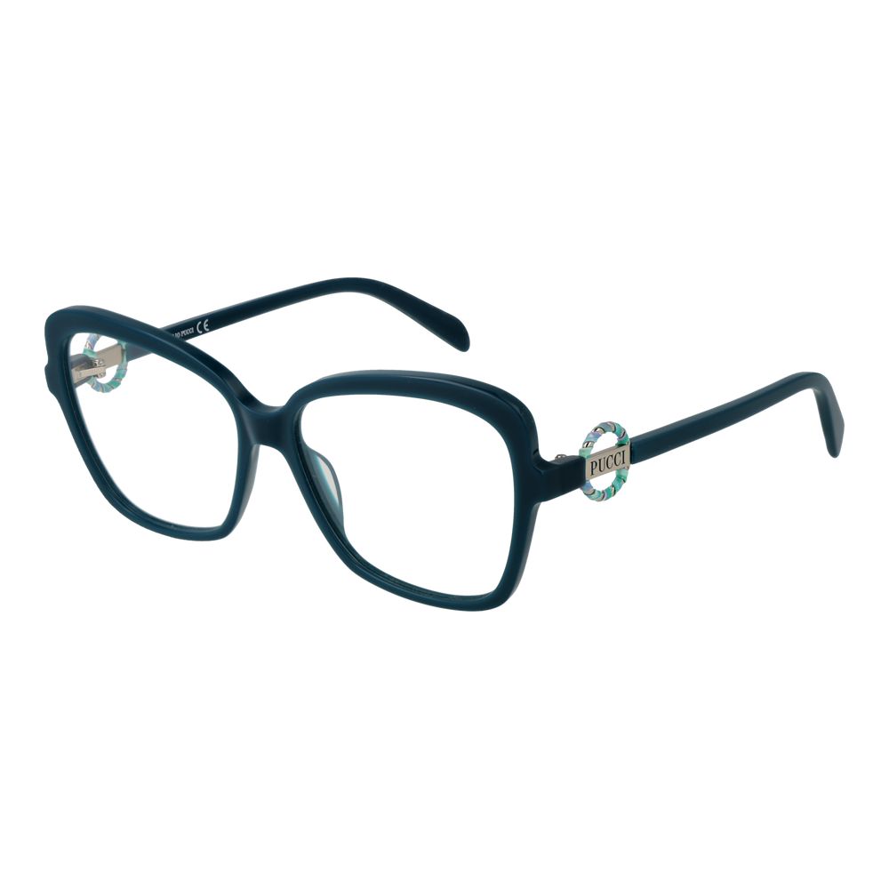 Turquoise Plastic Glasses (Frames) - ventzia
