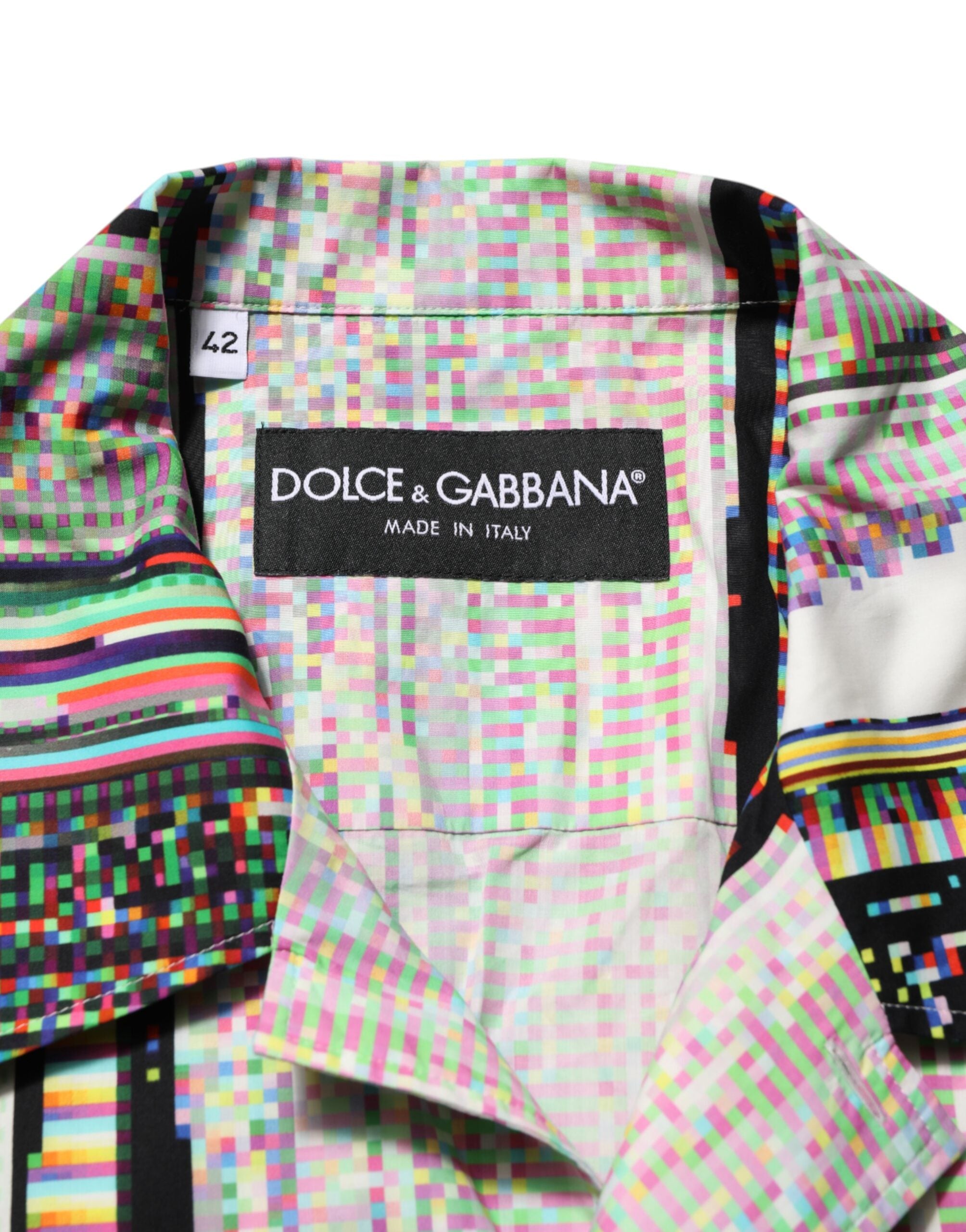 Multicolor Graphic Collared Casual Shirt - ventzia