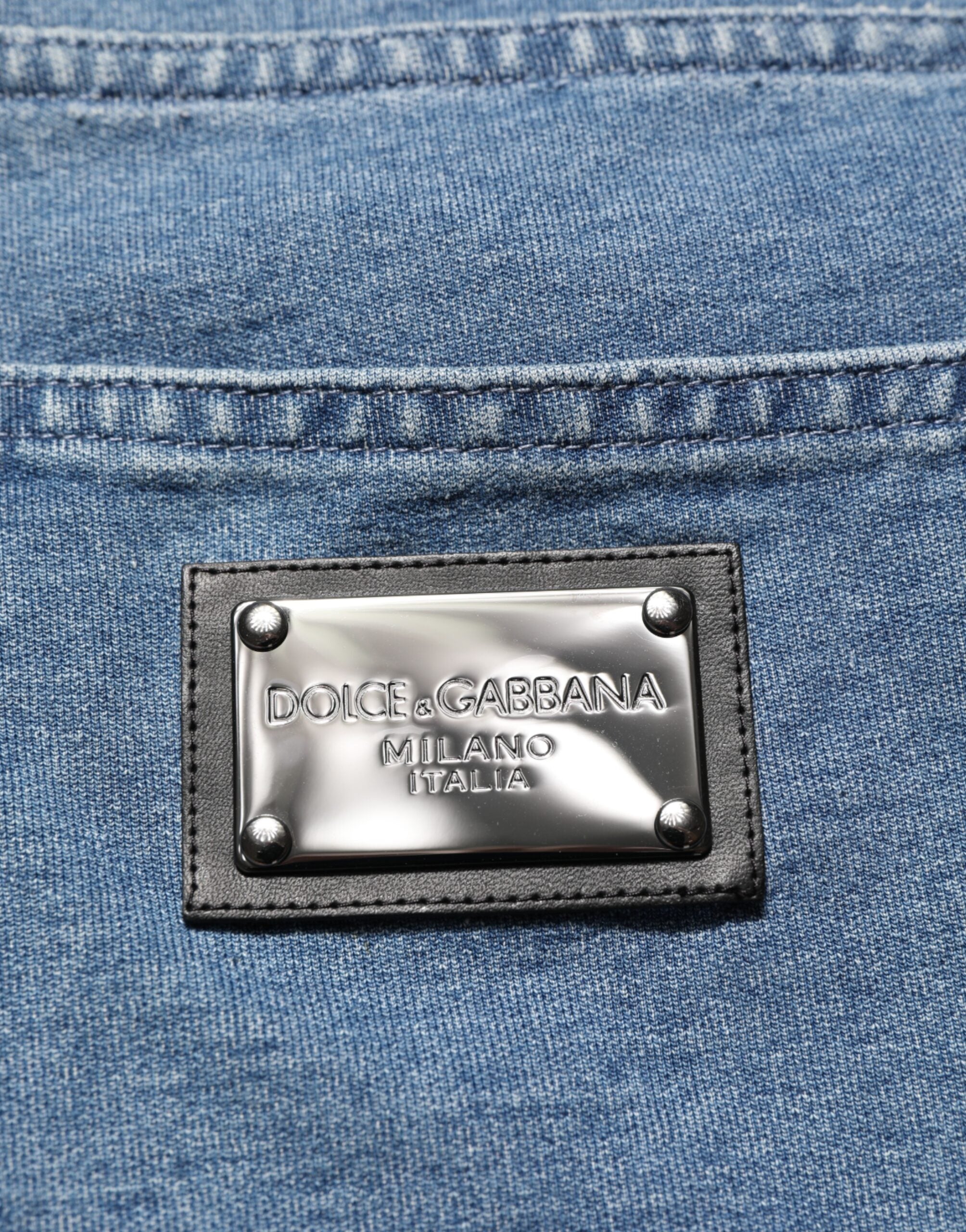 Blue Cotton Stretch Slim Fit Men Denim Jeans - ventzia