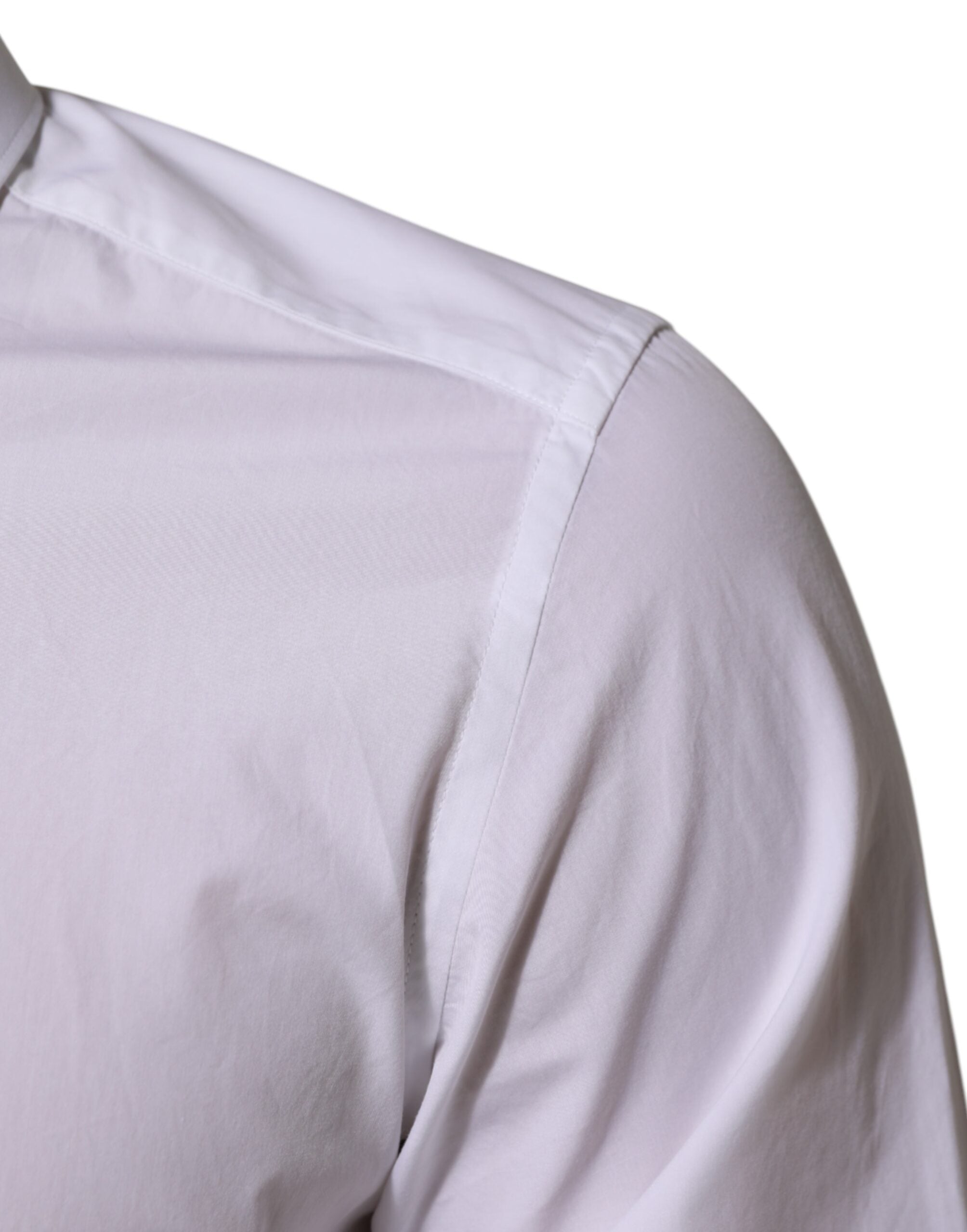 White Cotton MARTINI Men Formal Dress Shirt - ventzia