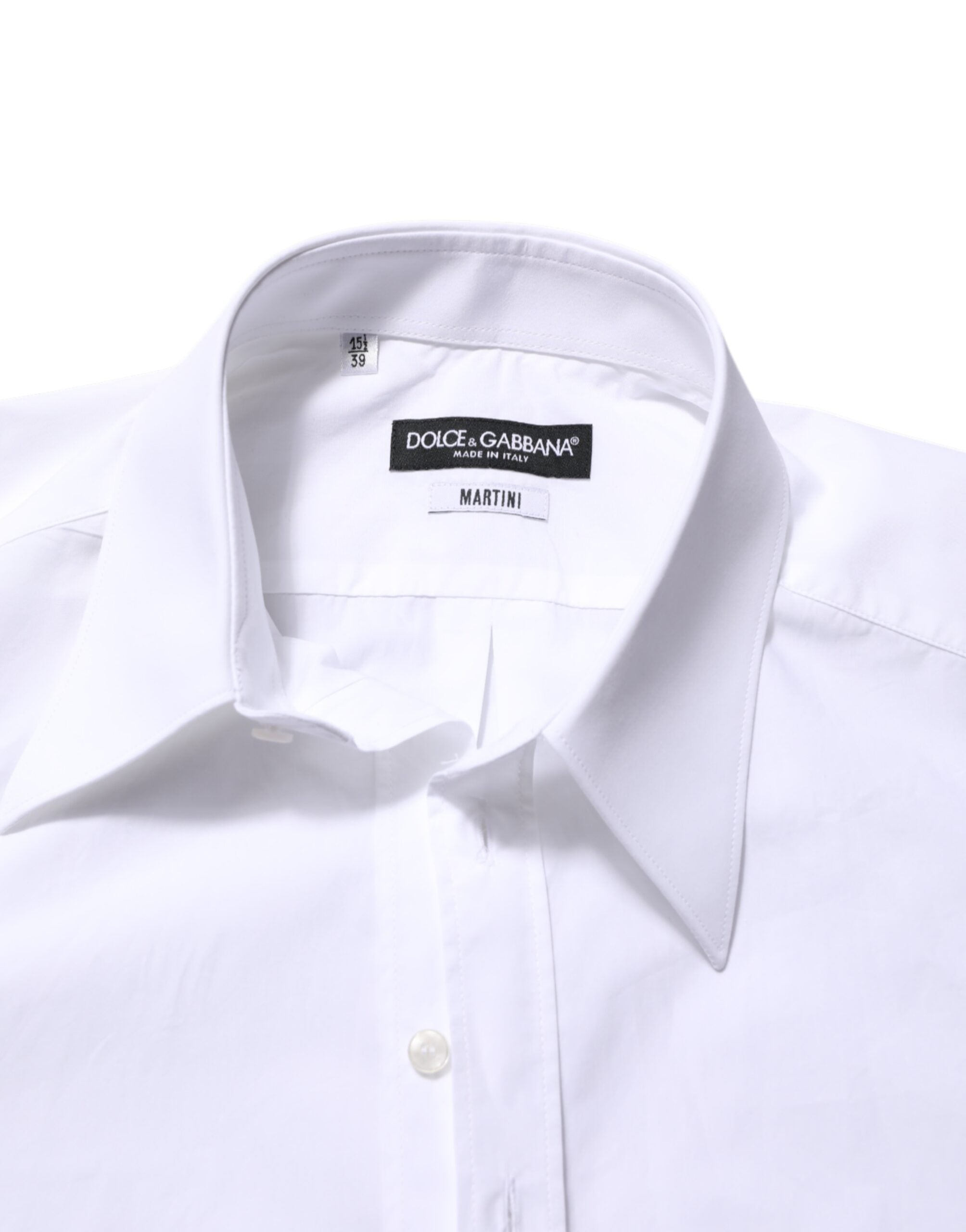White Cotton MARTINI Men Formal Dress Shirt - ventzia