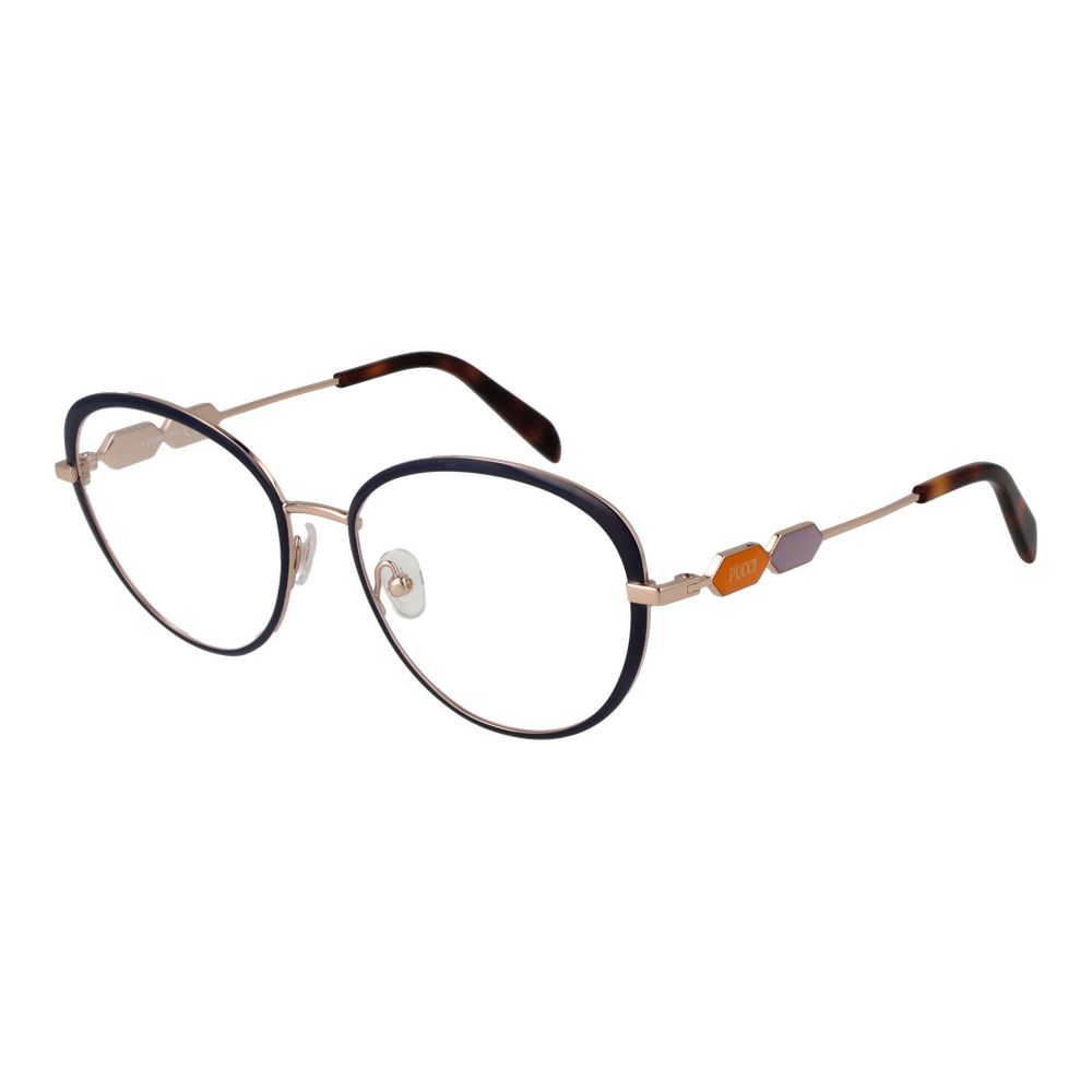 Blue Metal Glasses (Frames) - ventzia
