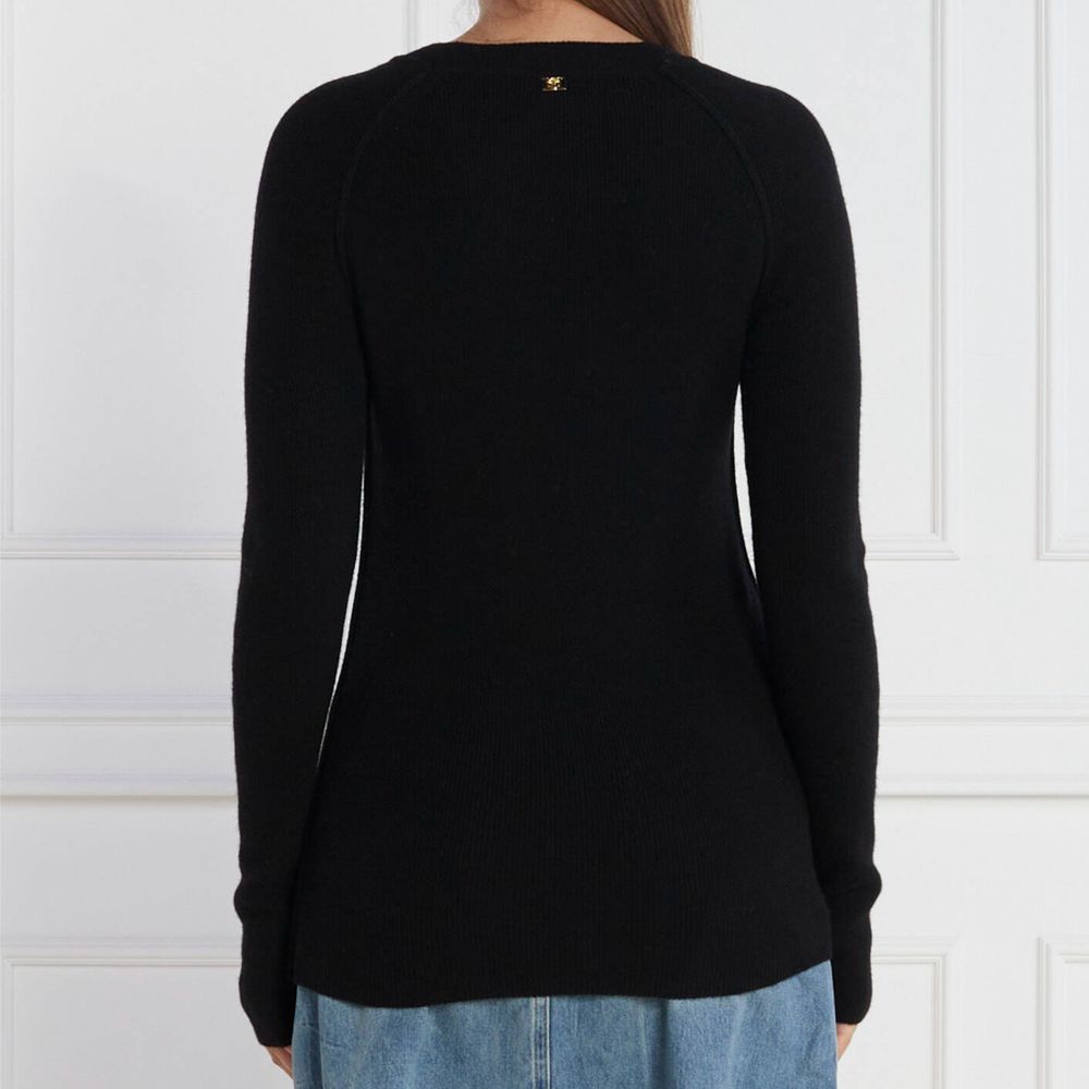 Black Wool Sweater - ventzia