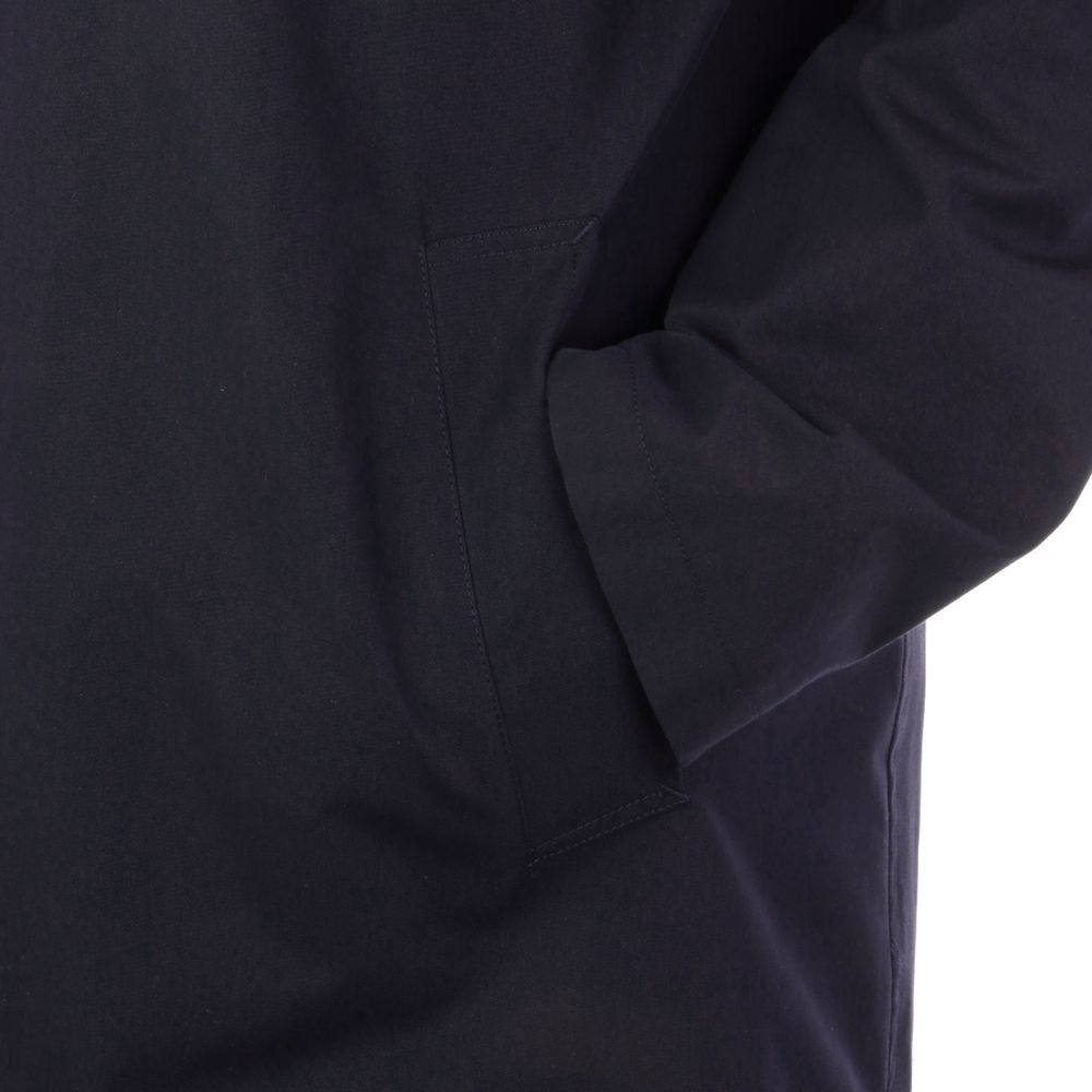 Blue Cotton Men's Jacket - ventzia