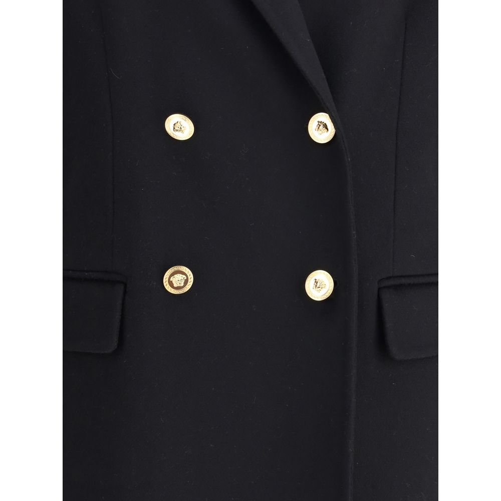 Wool and cachemire Double-breasted Coat - ventzia