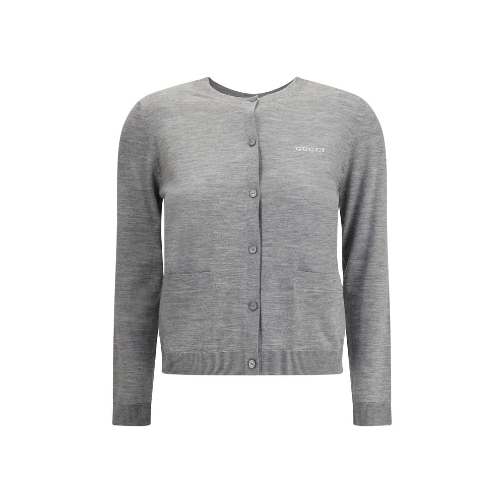 Gray Cashmere Cardigan - ventzia