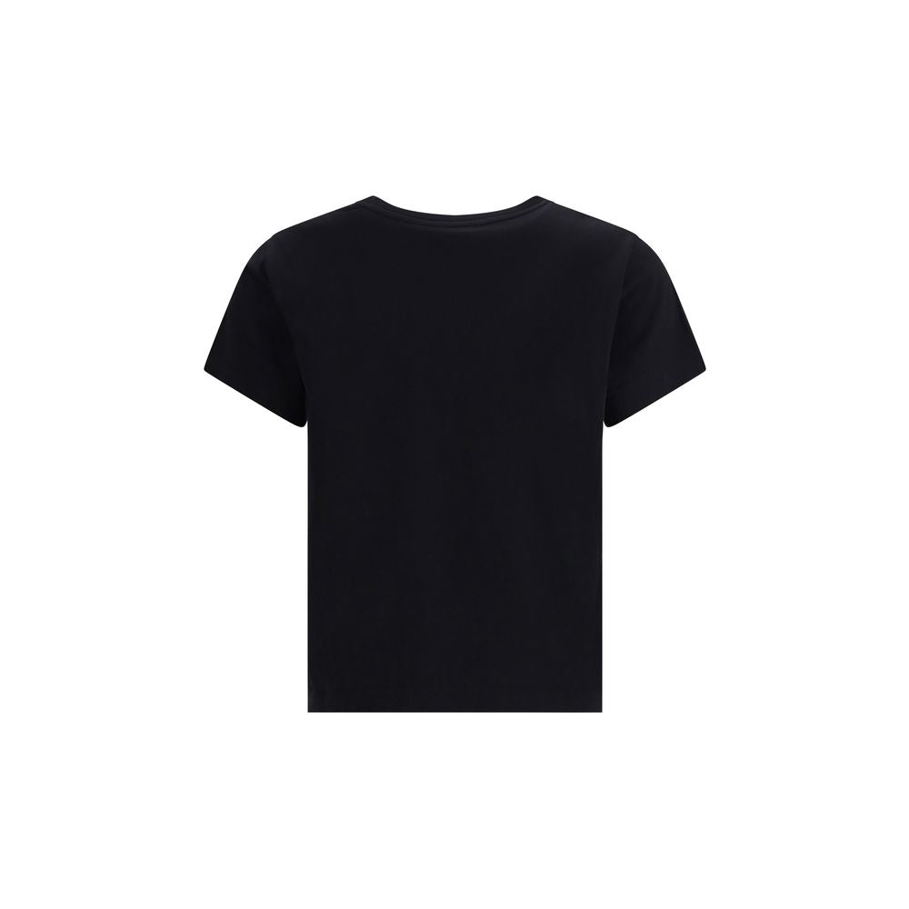Black Cotton T-Shirt - ventzia