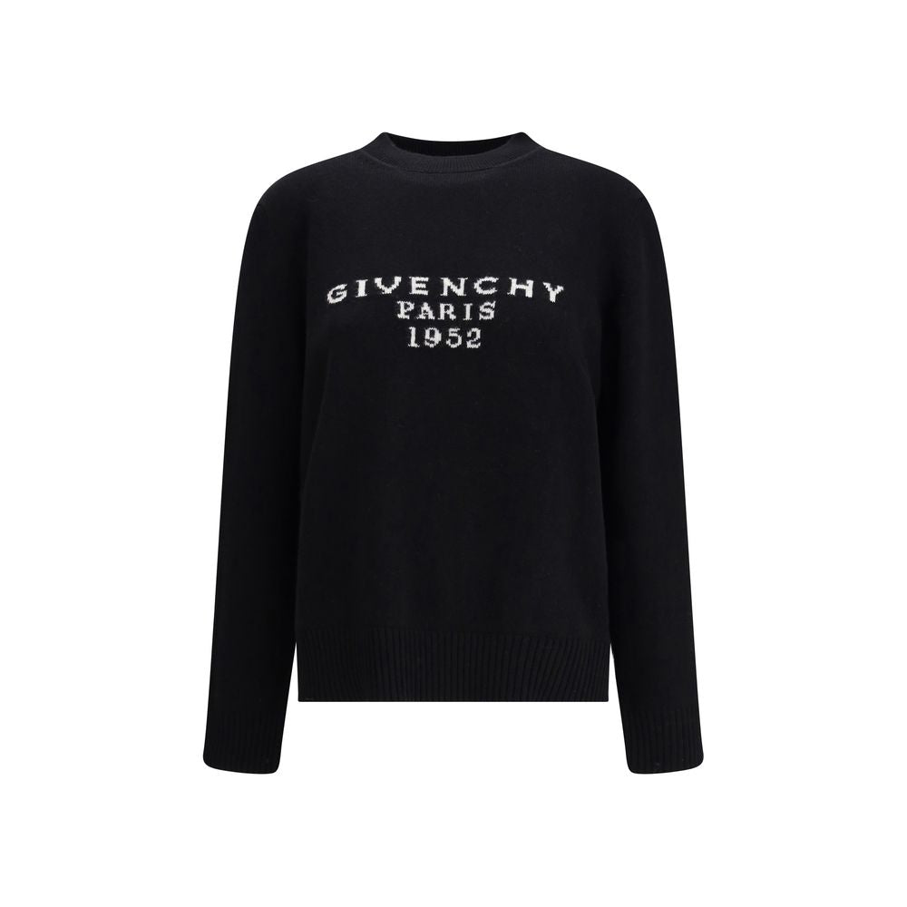 Black Wool Sweatshirt - ventzia