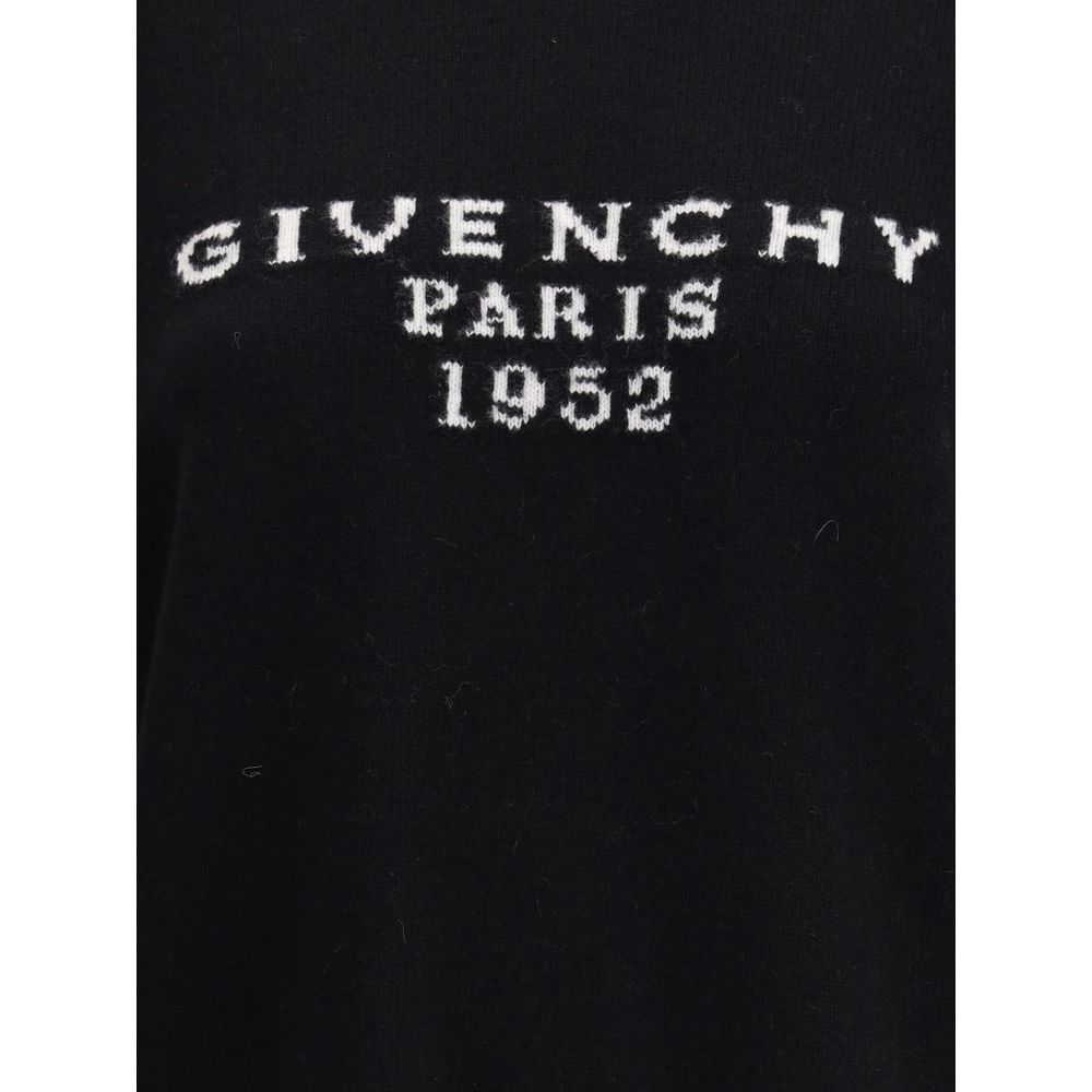 Black Wool Sweatshirt - ventzia