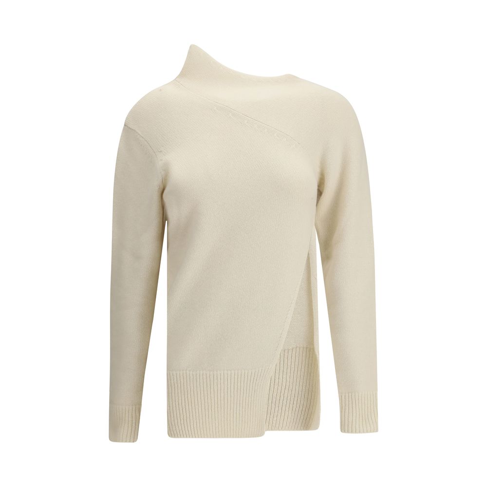 White Cashmere Sweatshirt - ventzia
