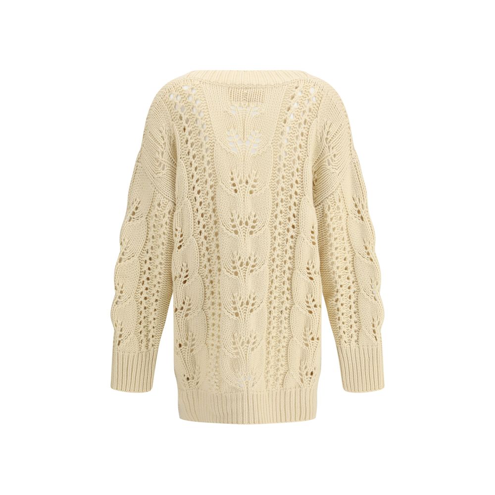 Beige Cashmere Cardigan - ventzia