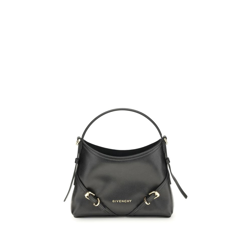 Black Calf Leather Bos Taurus Handbag - ventzia