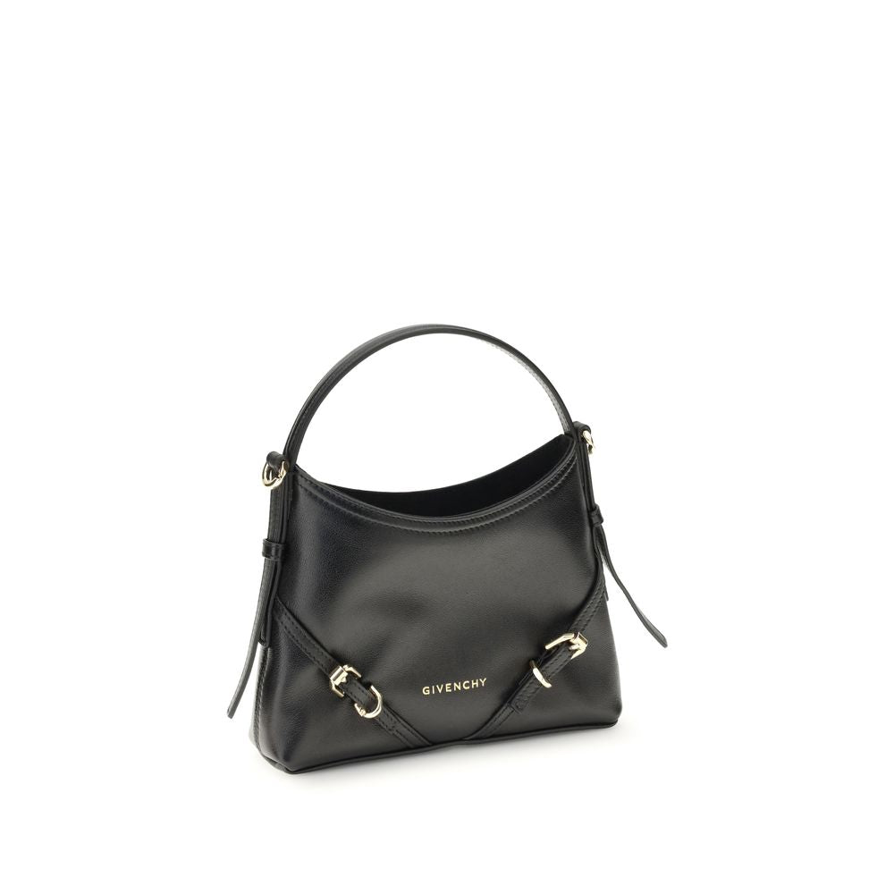 Black Calf Leather Bos Taurus Handbag - ventzia