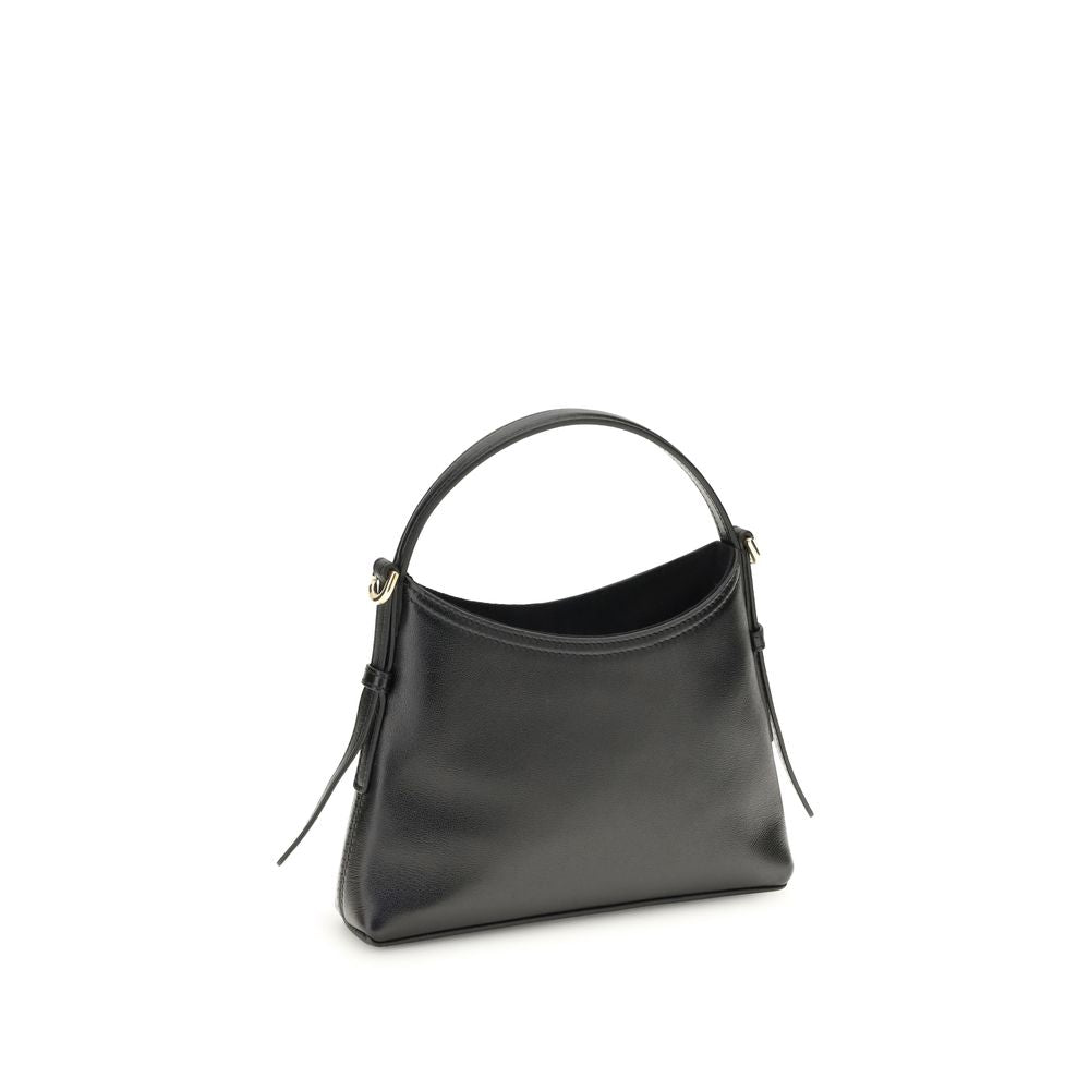 Black Calf Leather Bos Taurus Handbag - ventzia