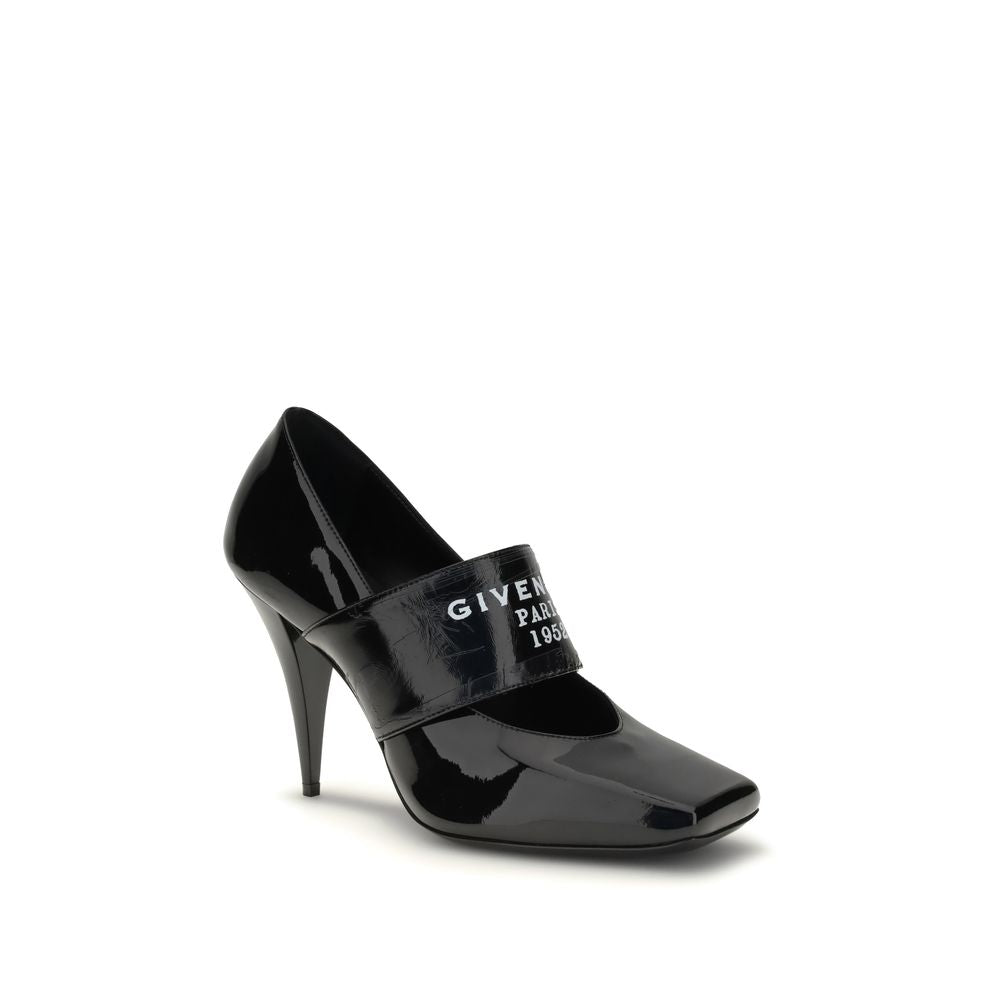 Black Calf Leather Bos Taurus High Heel Pumps - ventzia