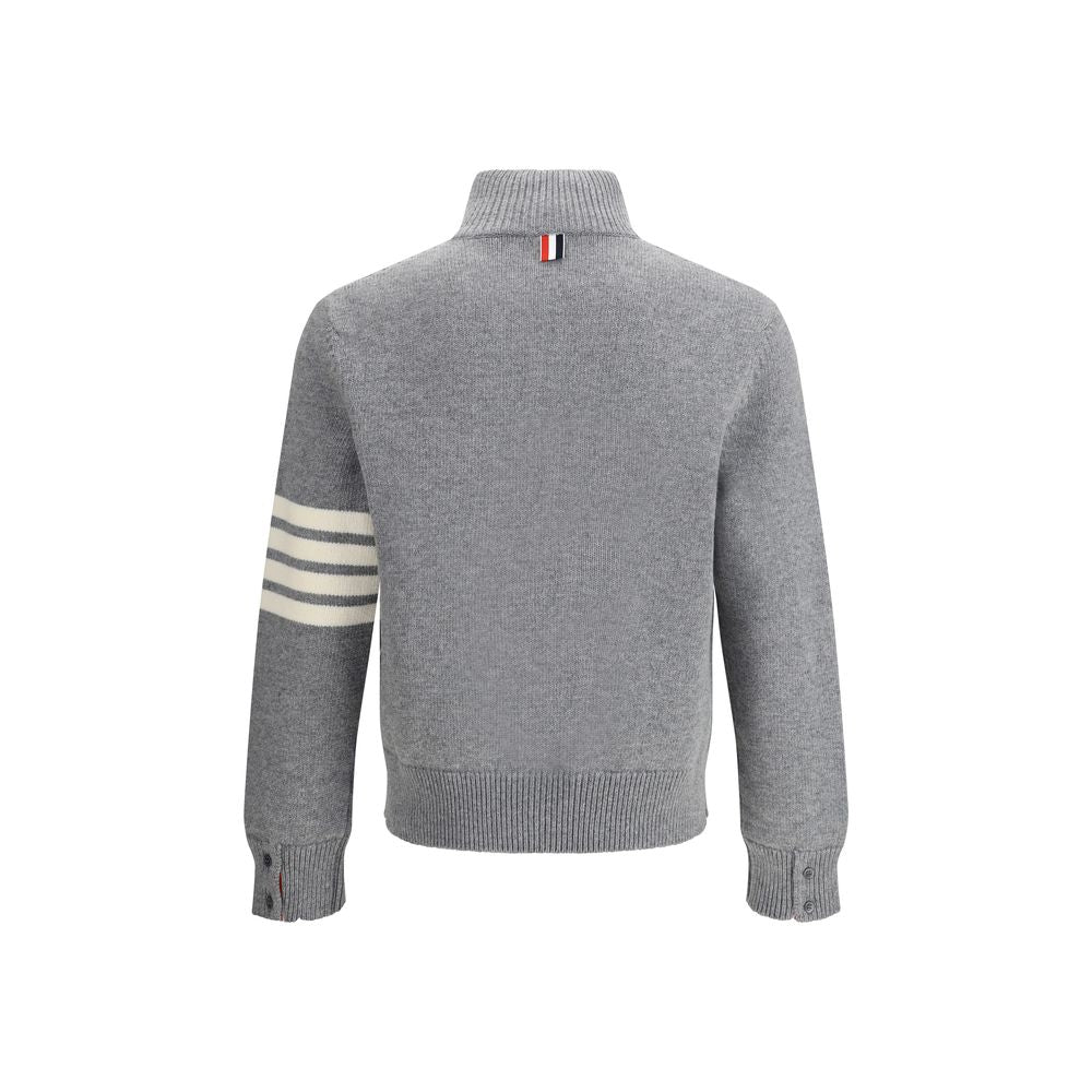 Gray Fleece Wool Sweatshirt - ventzia