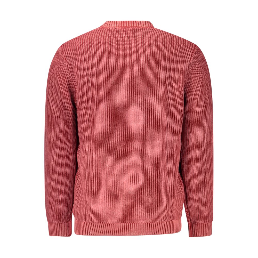 Rosso Cotton Men's Sweater - ventzia