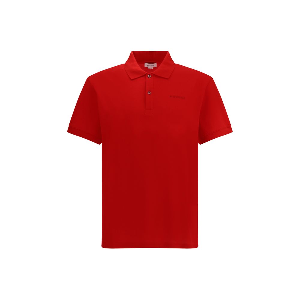 Red Cotton Polo Shirt - ventzia