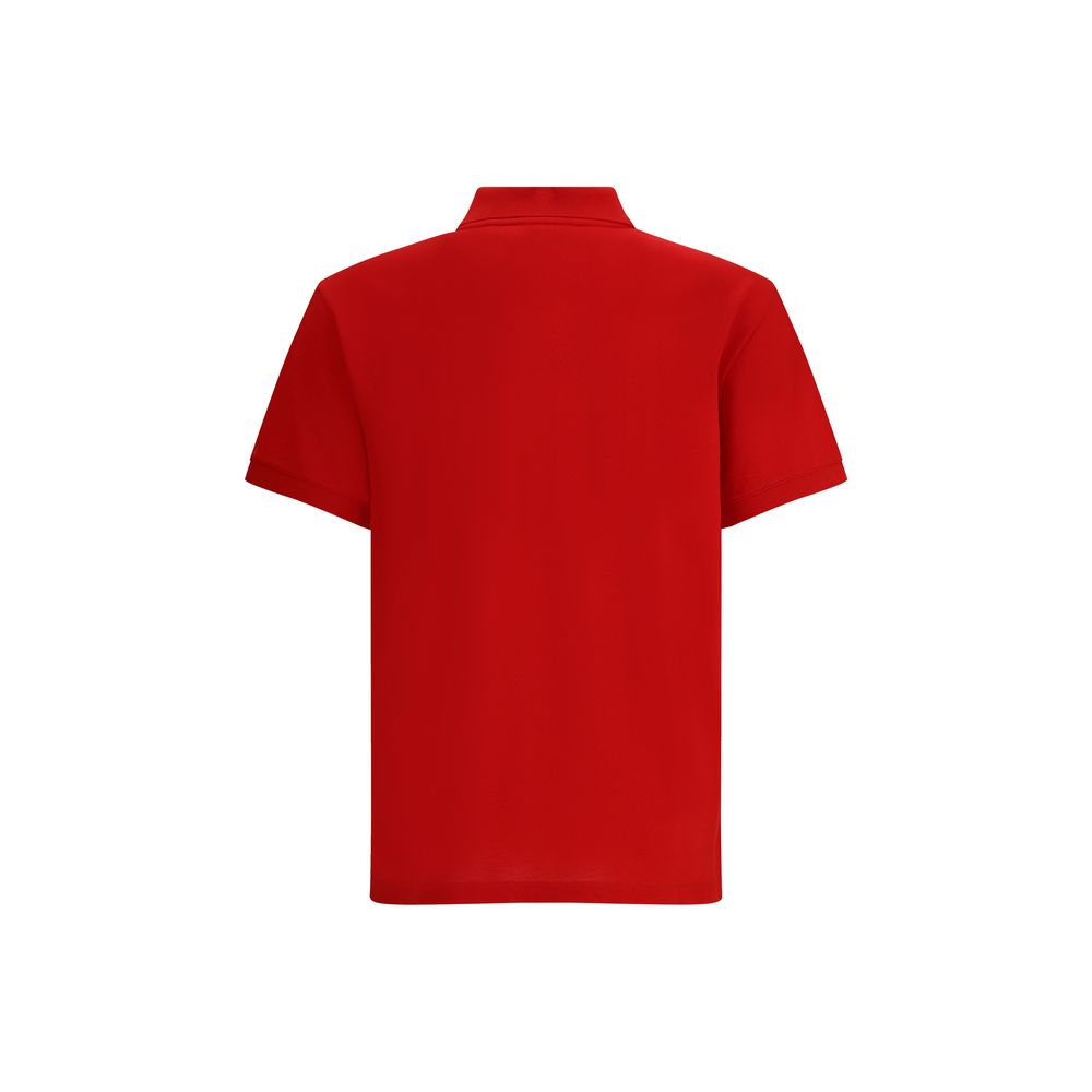 Red Cotton Polo Shirt - ventzia