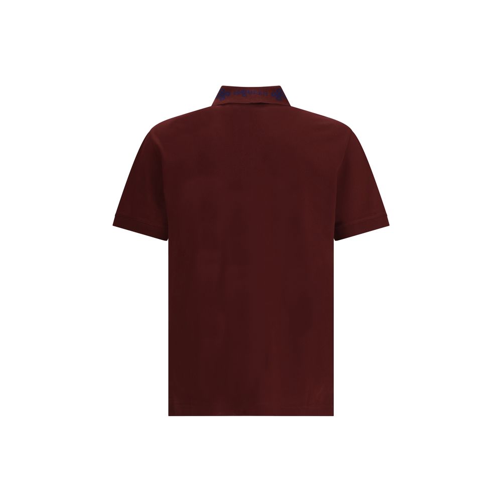 Bordeaux Cotton Polo Shirt - ventzia