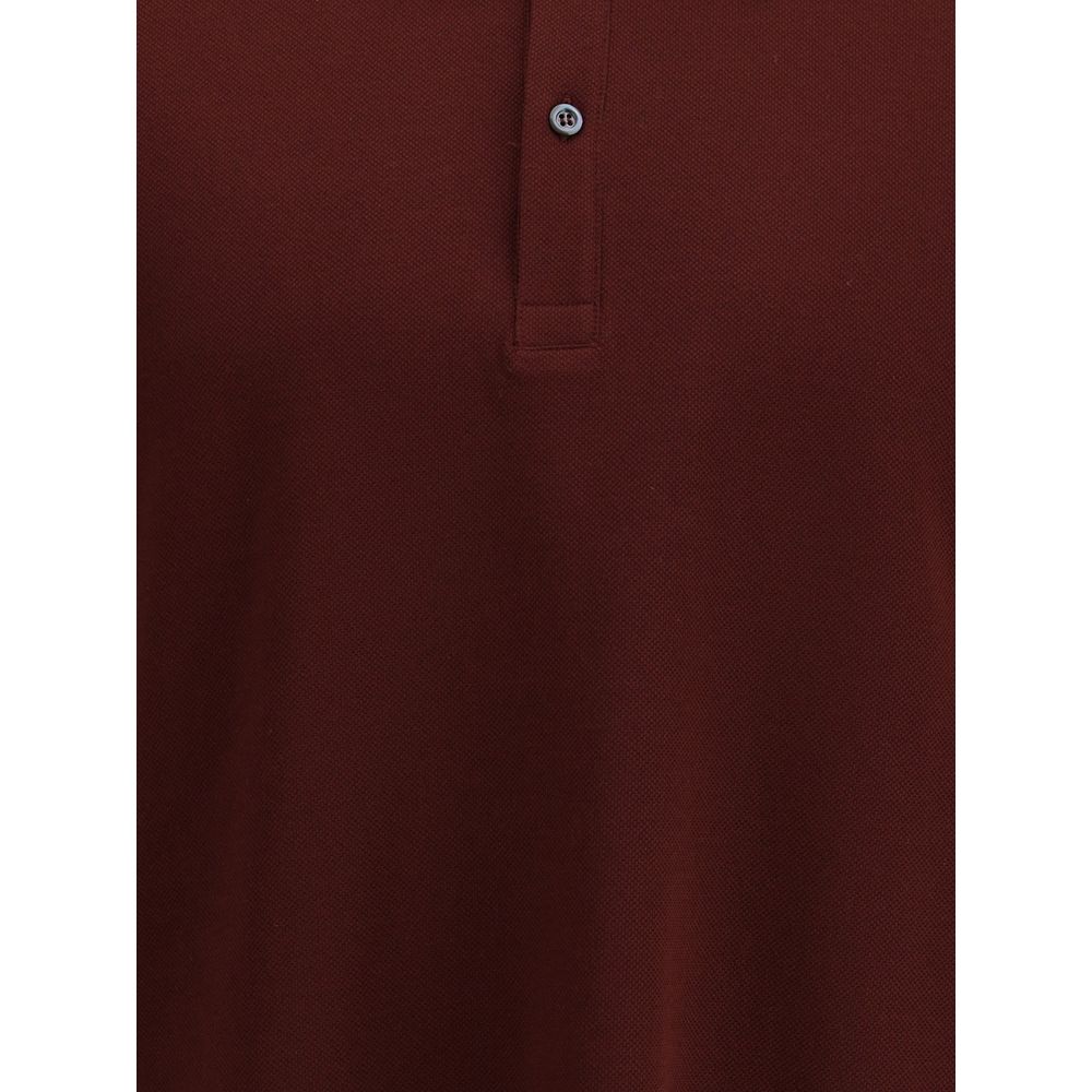 Bordeaux Cotton Polo Shirt - ventzia