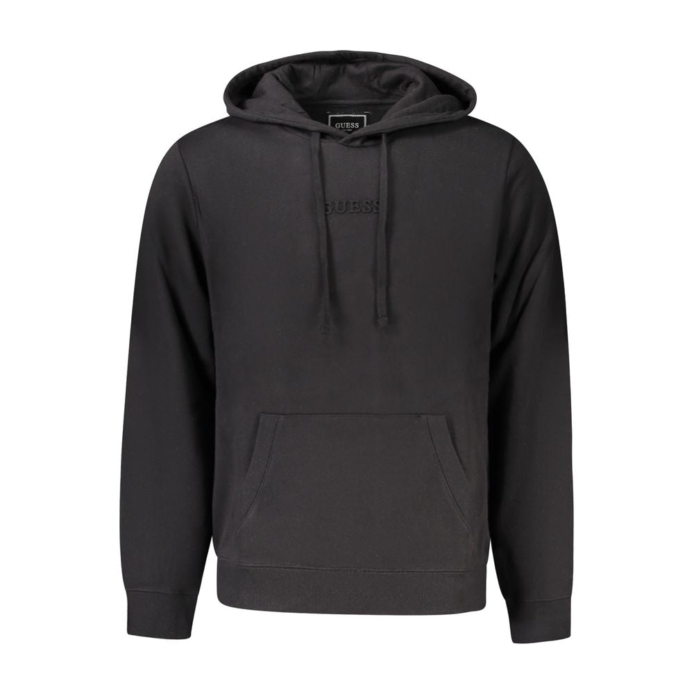 Black Organic Cotton Men's Hoodie - ventzia