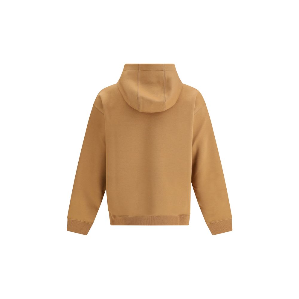 Beige Cotton Sweatshirt - ventzia