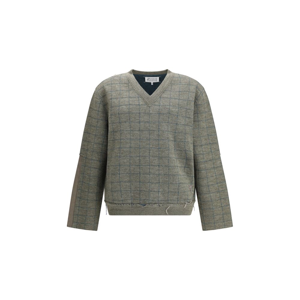 Green Fleece Wool Sweatshirt - ventzia