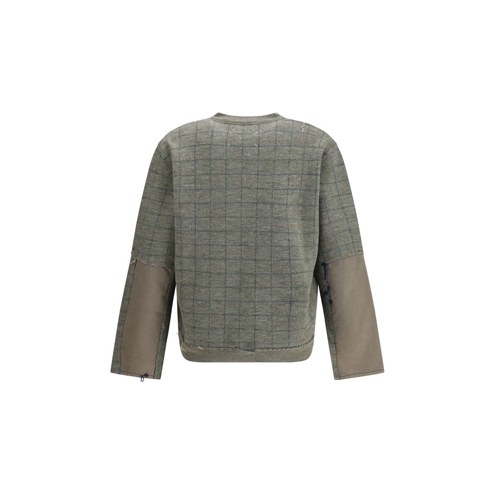 Green Fleece Wool Sweatshirt - ventzia