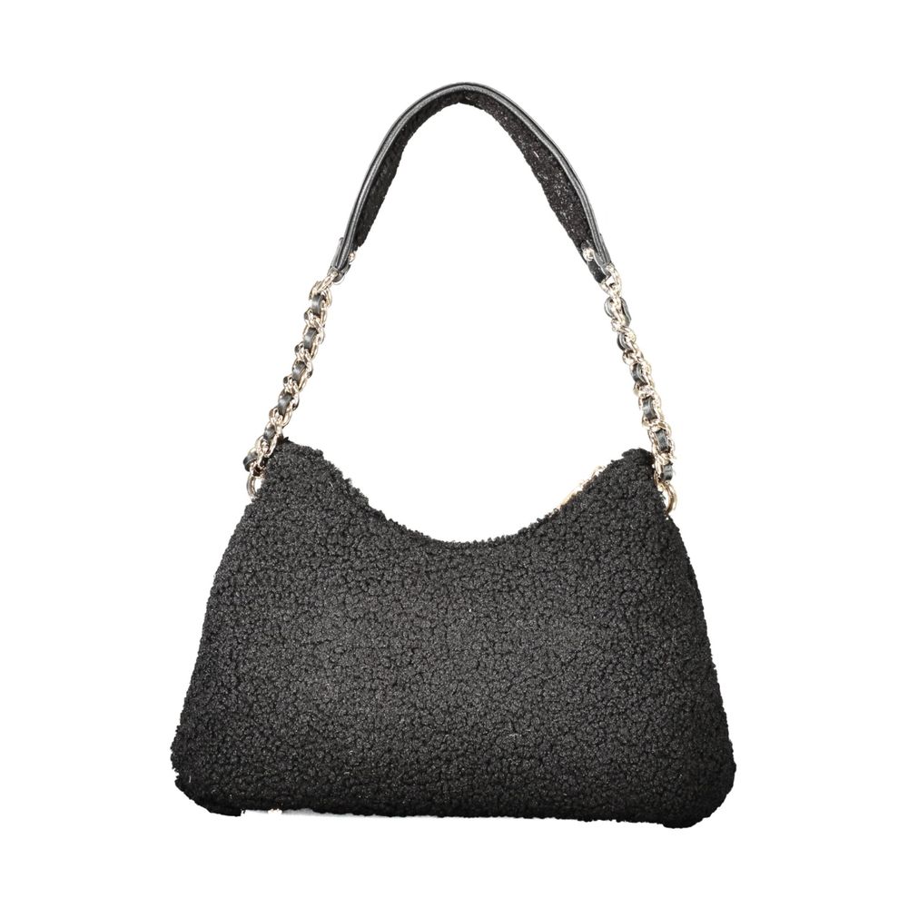 Black Polyester Handbag