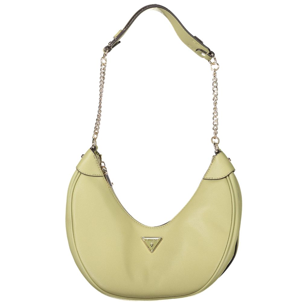 Verde Polyurethane Women Handbag - ventzia