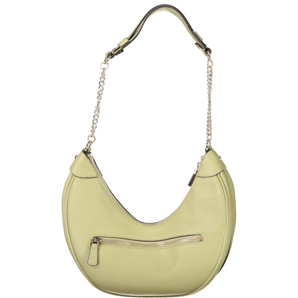 Verde Polyurethane Women Handbag - ventzia