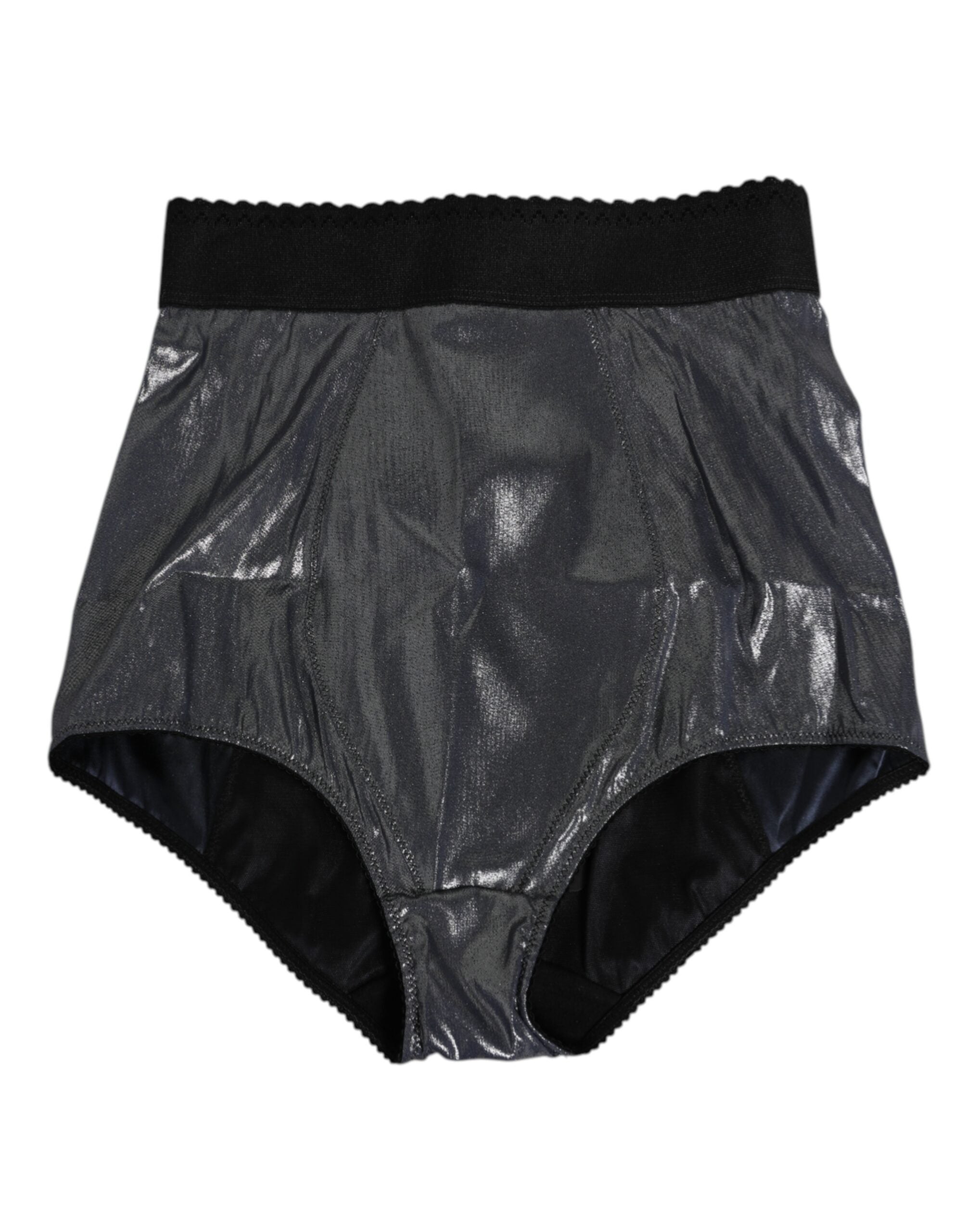 Gray Silk Stretch Slip Girdle Panty Underwear - ventzia